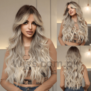 Long Wavy Wigs with Bangs - Embrace Natural Beauty, Comfort, and Breathability!