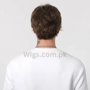 EASIHAIR Brown Men's Wigs - Short, Straight, and Heat Resistant Synthetic Wigs for Daily Natural Appeal!