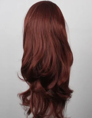 Unleash bold elegance with Red Cap Topper, featuring a captivating Red Wine hue and luxurious 30 inches of wavy splendor. The innovative design with comb clips inside the cap ensures a secure and comfortable fit, allowing you to make a statement with vibrant glamour and timeless style!