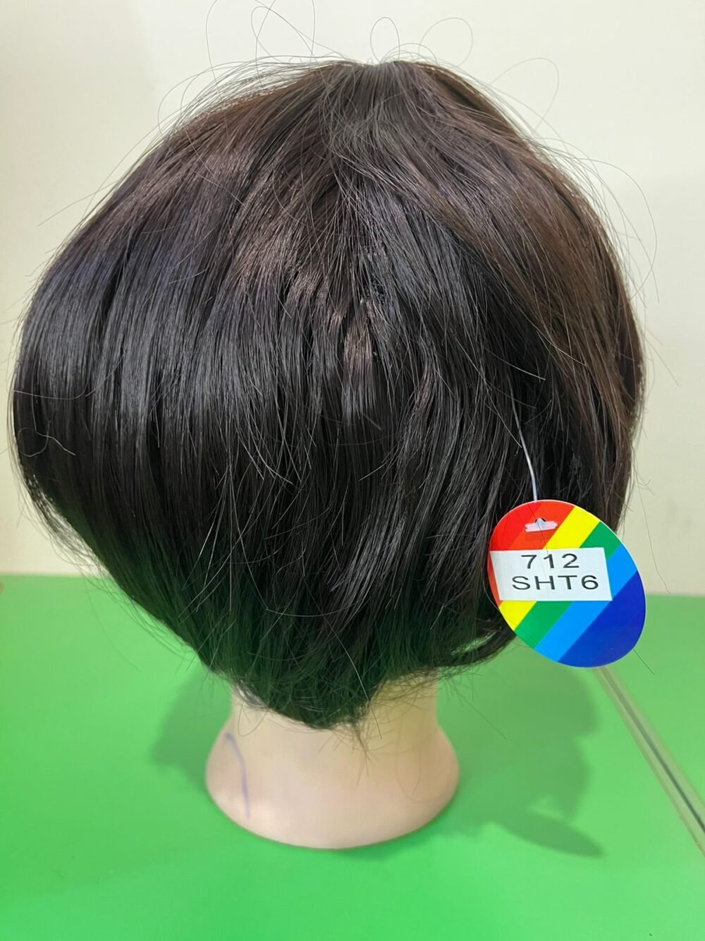 Men Dark Brown Long Hair Wig - Image 3