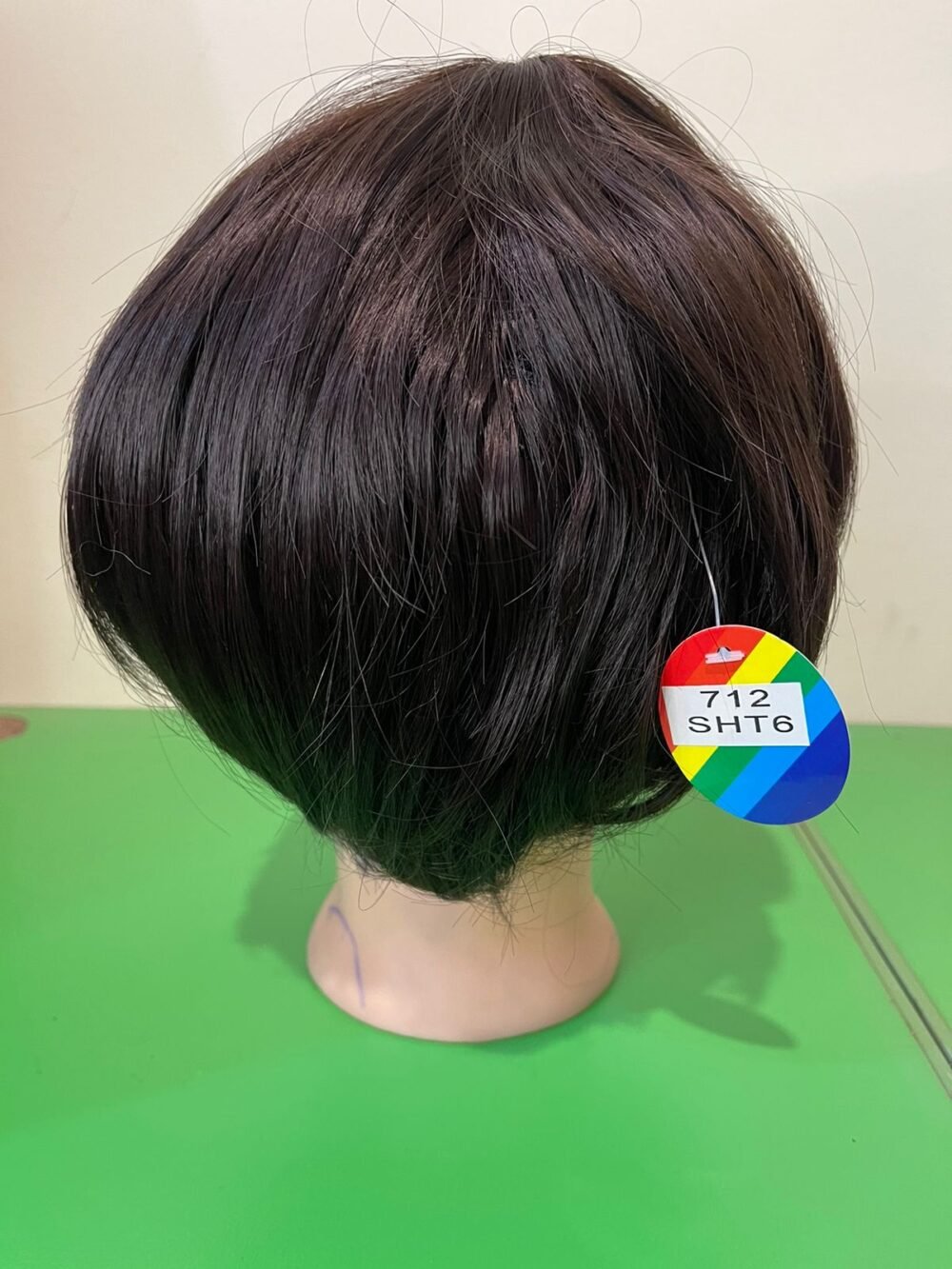 Men Dark Brown Long Hair Wig - Image 2