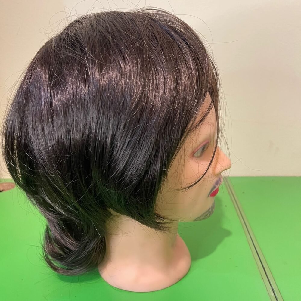 Men Darn Brown Long Hair Wig