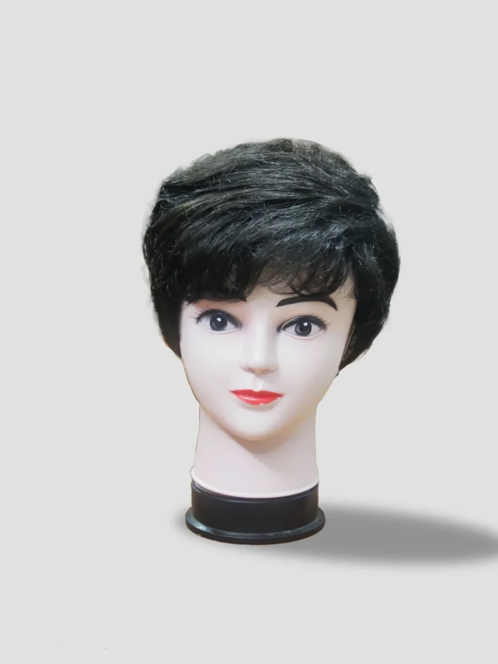 Men’s Jet Black medium Wig